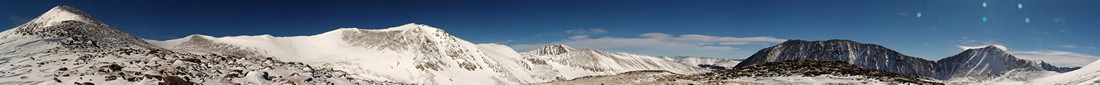 Traver, Quandary, Lincoln and Democrat 360 Degree Pano